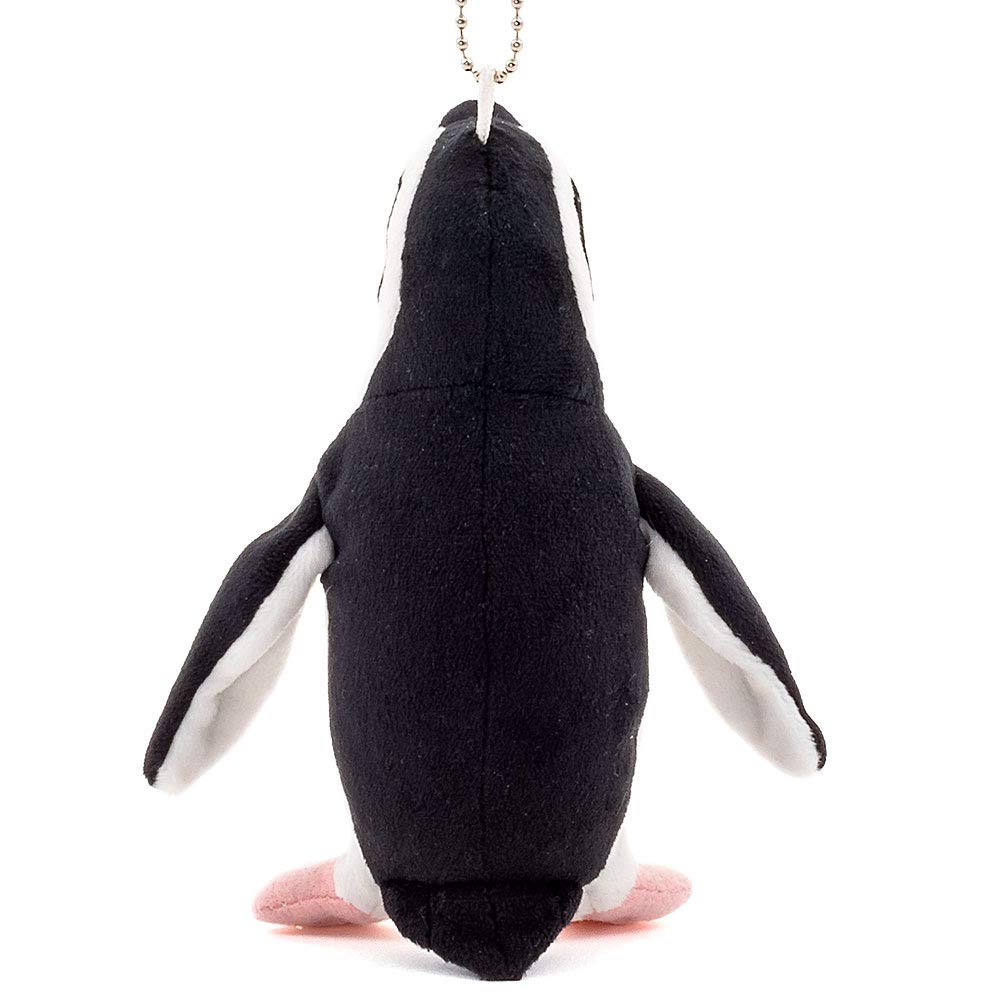 COLORATA Humboldt Penguin Plush Mascot (Realistic Bird with Chain) Cute Bird Penguin Keychain Doll Gift (Twice Tested) Christmas Present