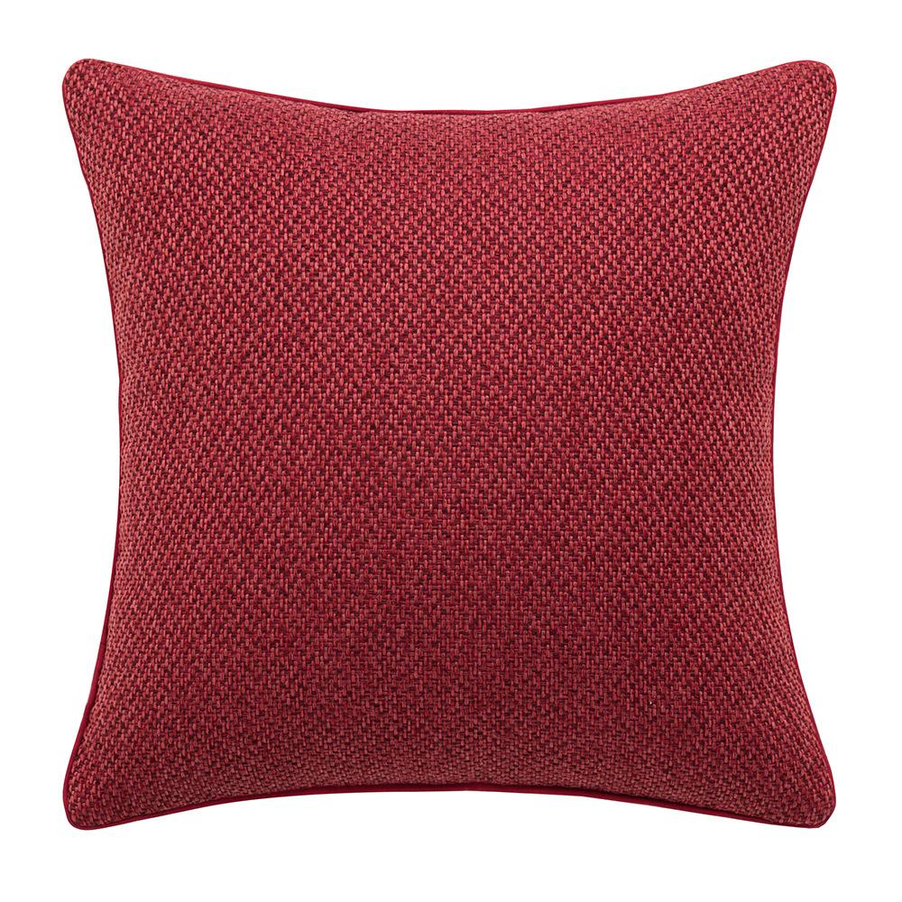 Ins Style Simple Plain Color Imitation Cotton Linen Splicing Pillow Case Bedside Sofa Edge Pillow Case Can Be Detached and Washed