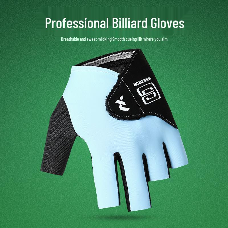 High-Durability Three-Finger Billiard Gloves for Men & Women - Ideal for Professional Snooker Competitions (Right Hand)
