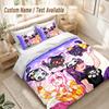 Aphmau Bedding Set, 1 Duvet Cover & 2 Pillowcases Soft Comfortable Bedroom Home Textile Decor