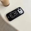 Line Miffy Rabbit bulge bag leather pattern for iPhone17Promax mobile phone case Apple 16 cute 15 soft 14 sets