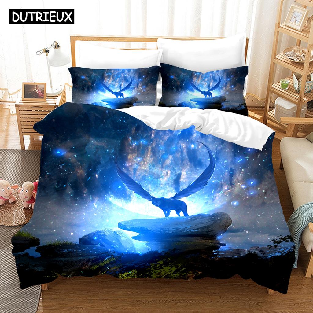 3D Wolf Bedding Sets Duvet Cover Set With Pillowcase Twin Full Queen King Bedclothes Bed Linen