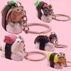 Cartoon Sushi Cat Keychain - Cute Kitten Pendant for Bags and Cars