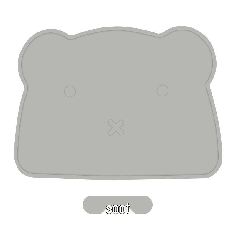 Große Silikon Cartoon Bär Rutschfeste Tischset - Kinder Hitzebeständiges & Leicht zu Reinigendes Pad