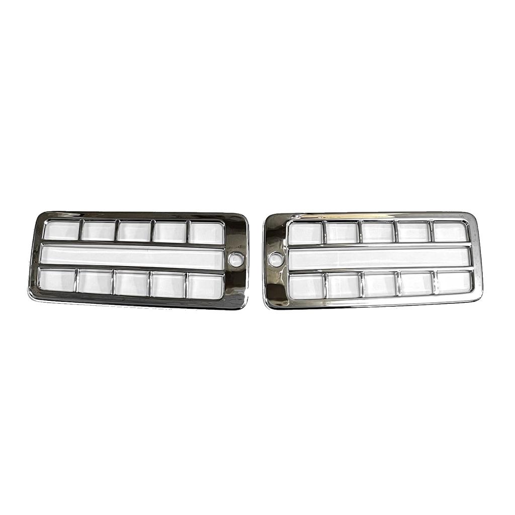 CGP Rear Taillight Cover, Tail Lamp Garnish for S500P/S510P Hijet Truck (2014.9-2021.11), ASB Chrome 2-Piece Reflector Cover (HW05-D4412A-G)