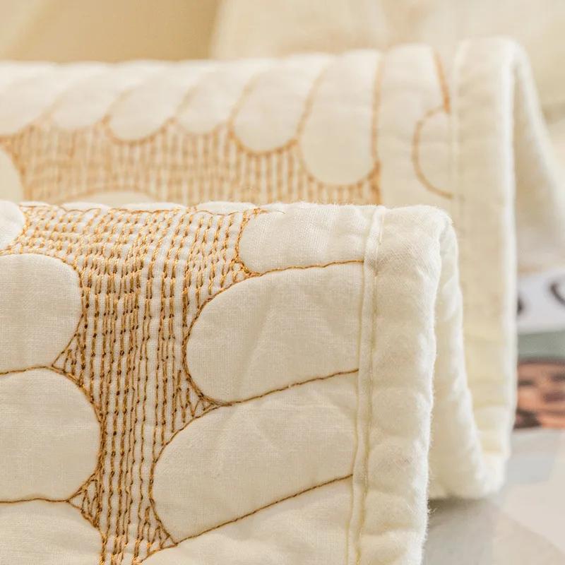 Nordic Simple Cotton Sofa Cushion Four Seasons Universal Non-Slip Cotton Cushion Sofa Cover Cover Towel Cover Cloth Cushion