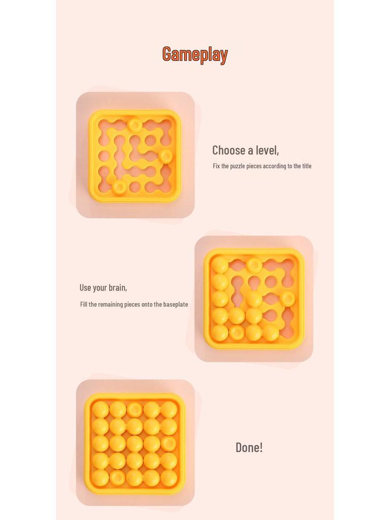 Smart Mini Puzzle Ball: Children's Logic and Learning Game Toy