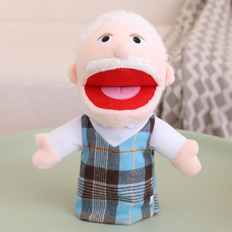 Movable Mouth Plush Hand Puppet for Kids' Performance
