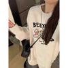 Womens Oversized Cotton Hoodie Long Sleeve Casual Pullover Sweatshirt Winter