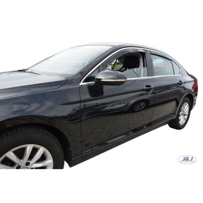 J&;J AUTOMOTIVE | Heko Air Deflectors Wind Deflectors For Volkswagen Passat B8 from 2014