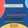 Car Styling DUB Edition for Car Fender trunk Decal Emblem Badge Sticker