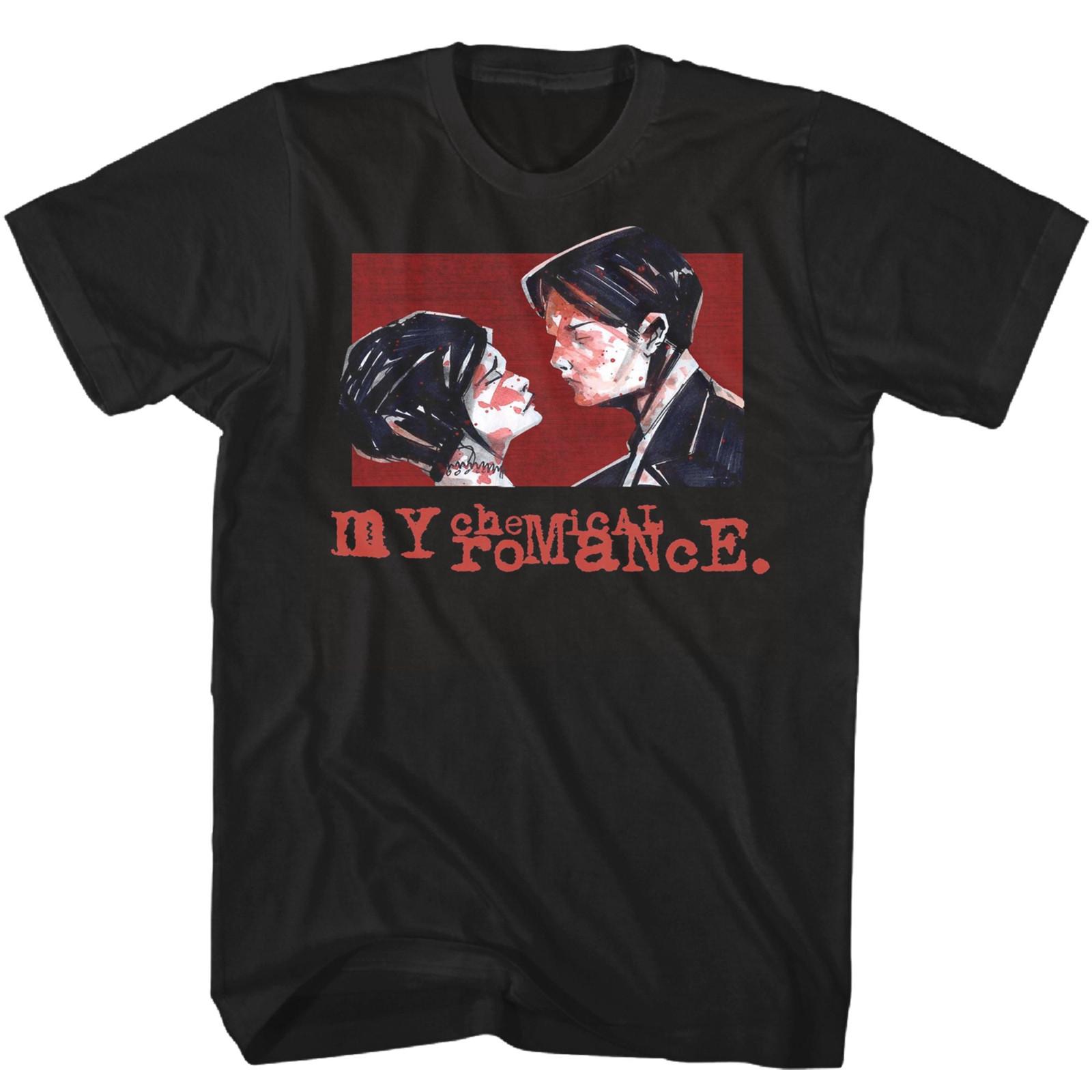 

26 My Chemical Romance Three Cheers Футболка Мужская Рок-музыка Классическая Футболка Группы Черная Унисекс Футболка XXXL