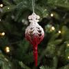 1PC luxurious velvet Christmas decoration easy to hang Christmas decoration exquisite and cute snowflake deer pendant