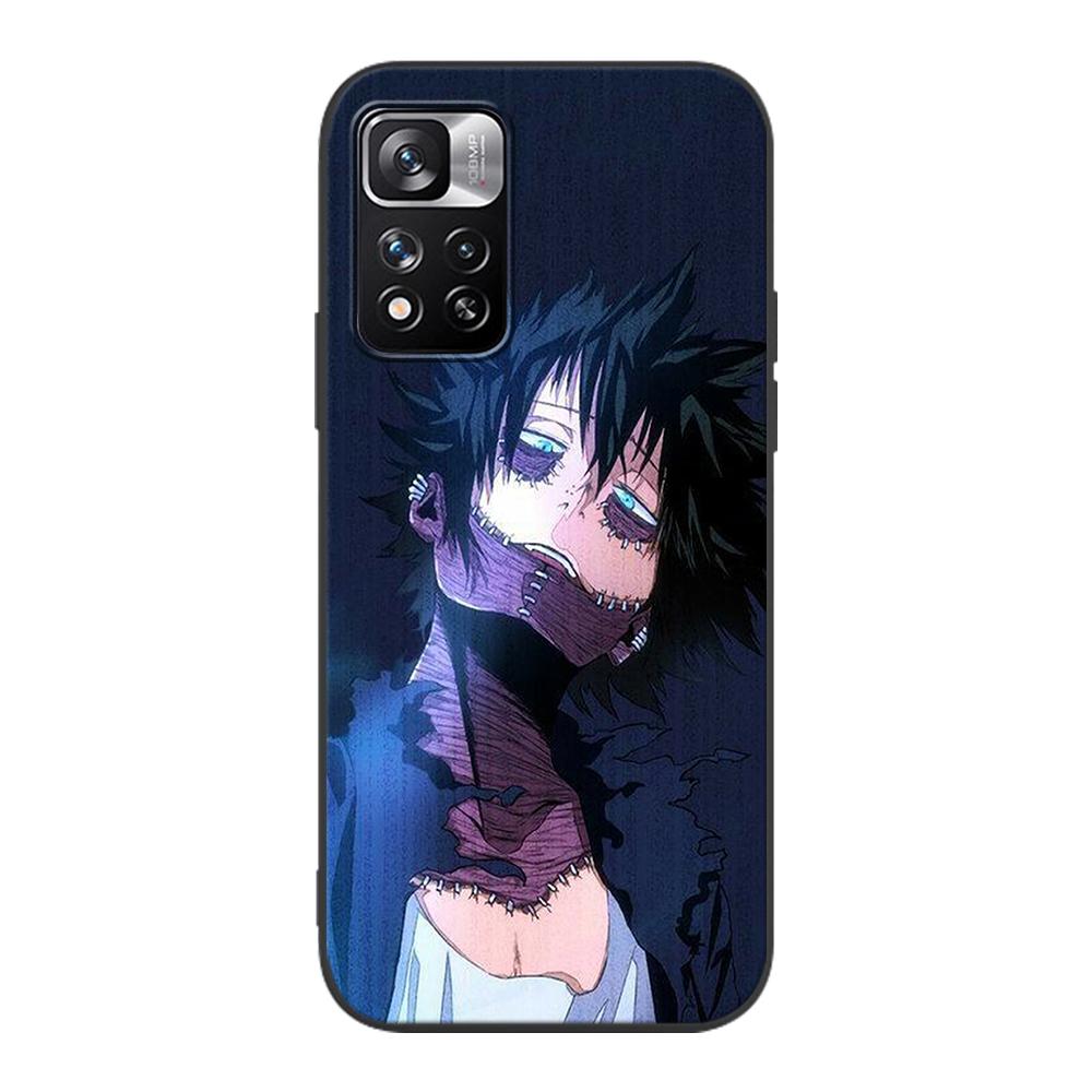 Anime My Hero Academia Case for Xiaomi Redmi Note 9S 9 8 10 11 Pro 9C 9A 7 8T 7A 8A 6A 6 10S Black Soft Silicone Phone Cover