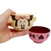 Sun Art Disney Minnie Mouse Soup Bowl Set Mini (Crayon Touch) Bowl/Tea SAN3003-2