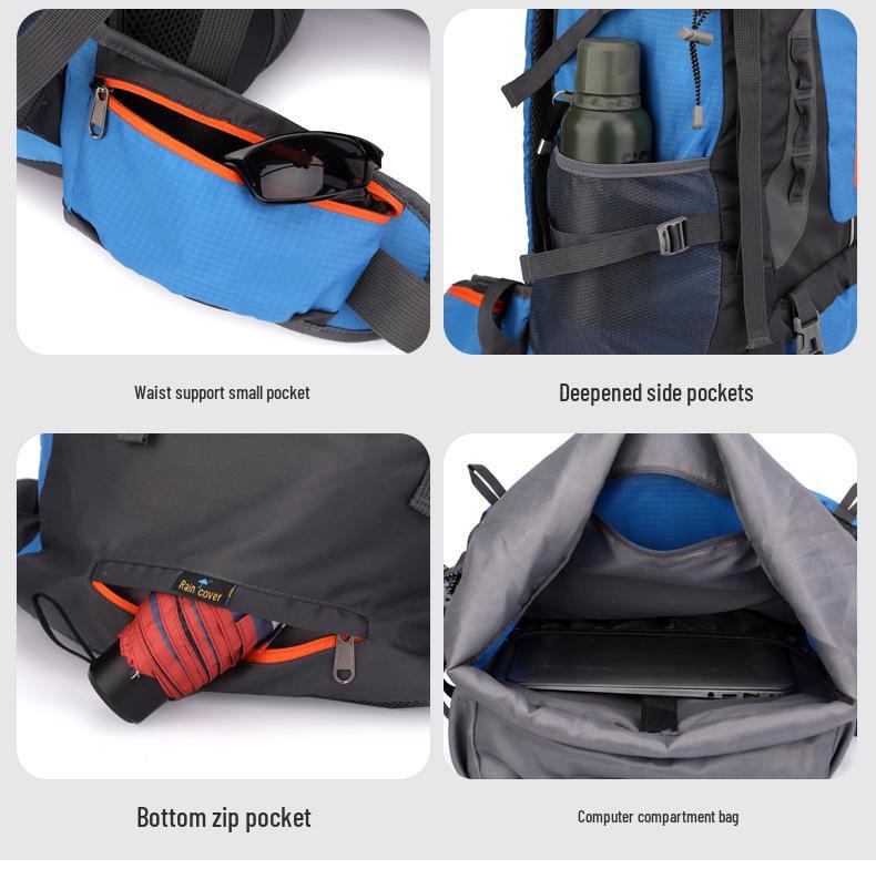 70L Large Capacity Outdoor Climbing and Hiking Backpack for Men & Women