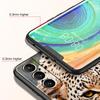 Tiger Leopard Fashion Phone Case For Samsung Galaxy S26 Ultra S25 Plus S24 FE S23 S22 5G S21 S20 Cover Black Soft