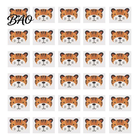 Mouth Closure Strip 30Pcs Cartoon Animal Sleeping Tape for Kids, Keep Closed, Breathable Lip Breathing Correction Patch, Hypoallergenic Anti-Snoring