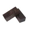 Black Ebony Lumber Durable Wood Blank for Guitar Bridge Knob DIY Material for Music Instruments Crafting
