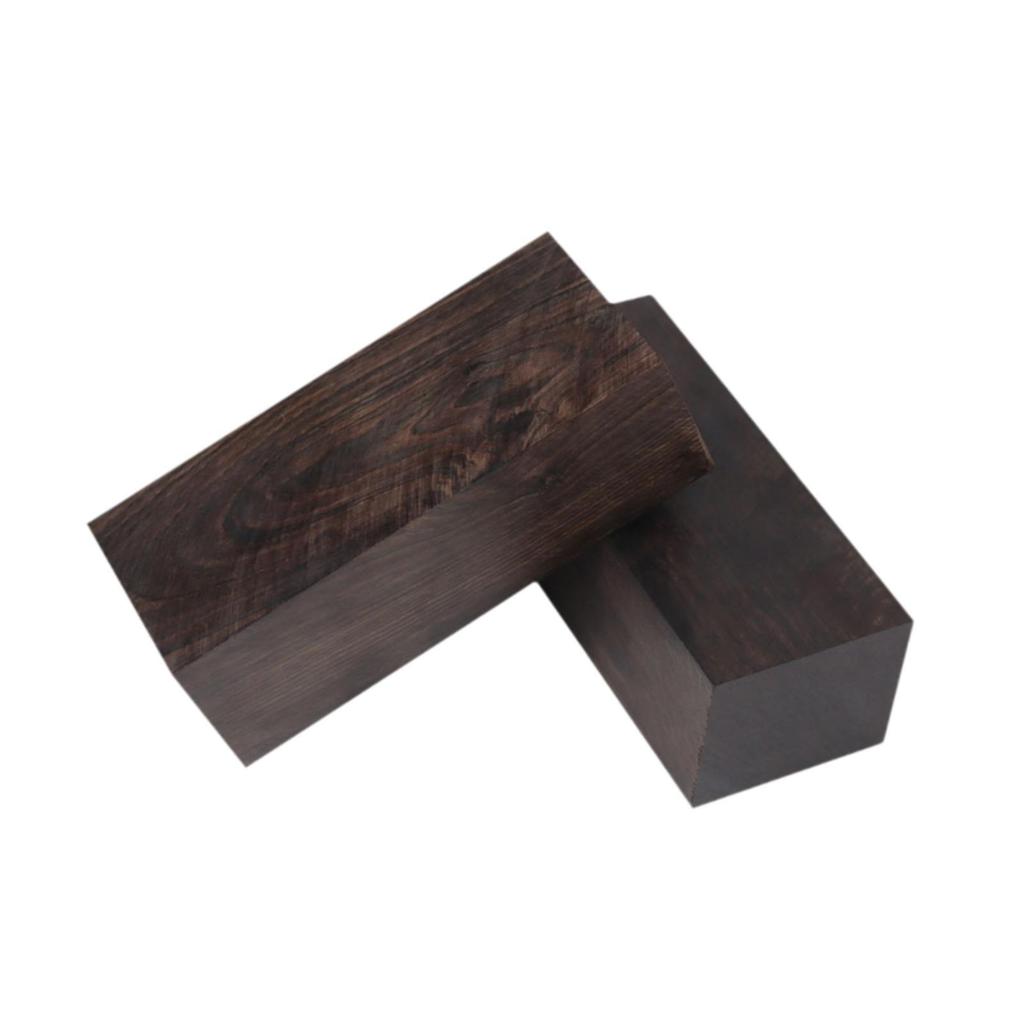 Black Ebony Lumber Durable Wood Blank for Guitar Bridge Knob DIY Material for Music Instruments Crafting