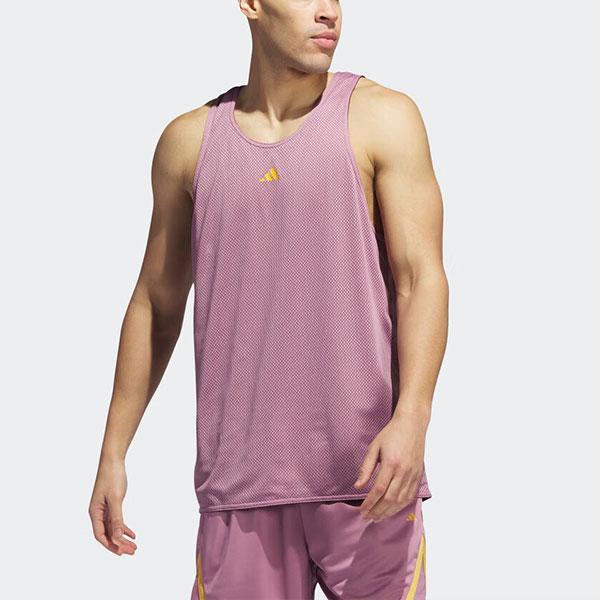 Adidas Reversible Sports Basketball Vest Men Tops Light-Purple IM4212