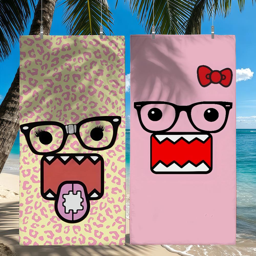 Cartoon D-Domo K-Kun Towel Quick Drying Beach Towels Are Suitable For Swimming Pools Camping Yoga And The Gym