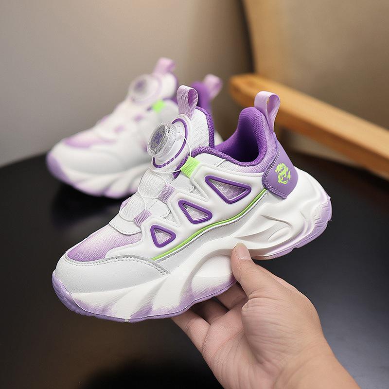 Atmungsaktive Netz-Laufschuhe für Mädchen, Trendige Sport-Freizeitschuhe für Grund- und Sekundarschüler, Herbstkollektion 2025