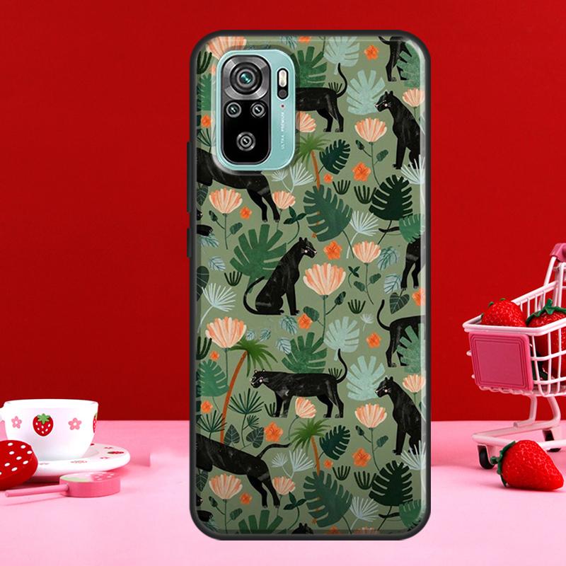 

Роскошный чехол с изображением тигра и леопарда для Xiaomi Redmi Note 11 Pro Note 10 9 8 Pro 11S 9S 10S, чехол для Redmi 10 9 9A 9C 9T Redmi 7
