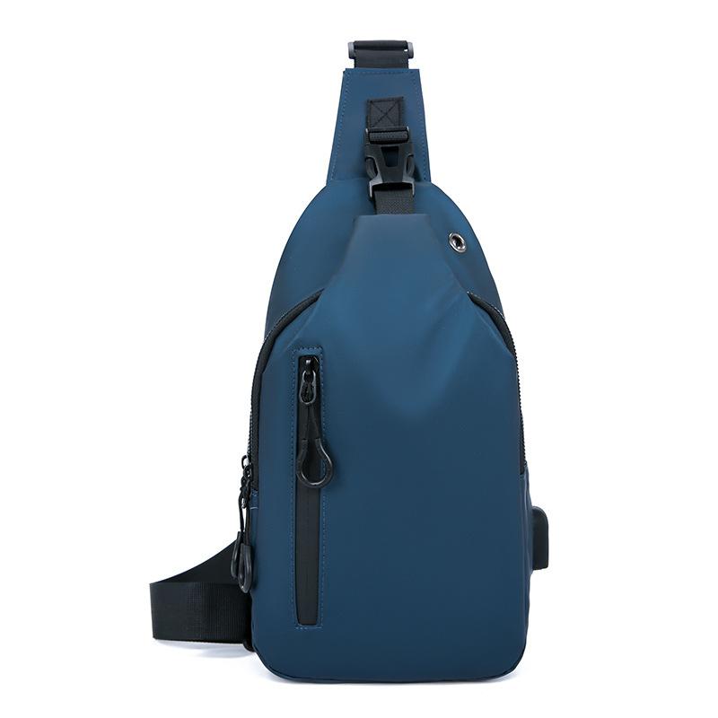 New Men's Chest Bag, Fashionable and Simple Business Shoulder Bag, Outdoor Travel Portable and Casual Crossbody Bag