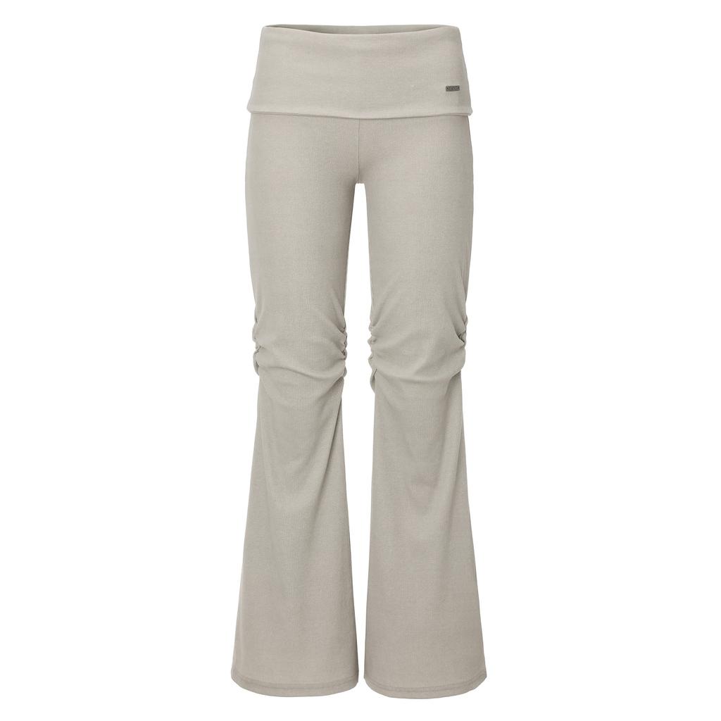 Kakipointeu Vintage Bootcut Pants (Greige)