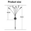 Halloween Solar Scary Eyeball Led Light Decorative Lights Outside House Party Decoration Firefly Garden Outdoor Lighting Effects