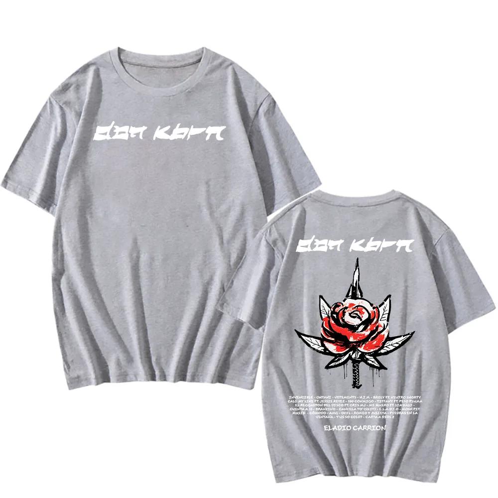 Men Tees 2026 Album DON KBRN Tshirts Singer Eladio Carrión Printing T-shirt Summer Round Neck T Shirt for Male Unisex Top Summer