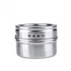 Home Basics Magnetic Steel Spice Storage Rack Kitchen Tin Containers