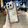 Glitter crushed diamond iphone16 mobile phone case is suitable for Apple 16 bow 1514 transparent 1312 foreign trade 11