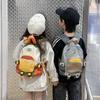 Stoffrucksack für Kinder mit atmungsaktiven Air-Cushion-Trägern für Schule und Reisen