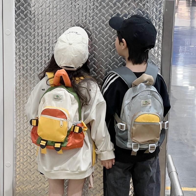 Stoffrucksack für Kinder mit atmungsaktiven Air-Cushion-Trägern für Schule und Reisen