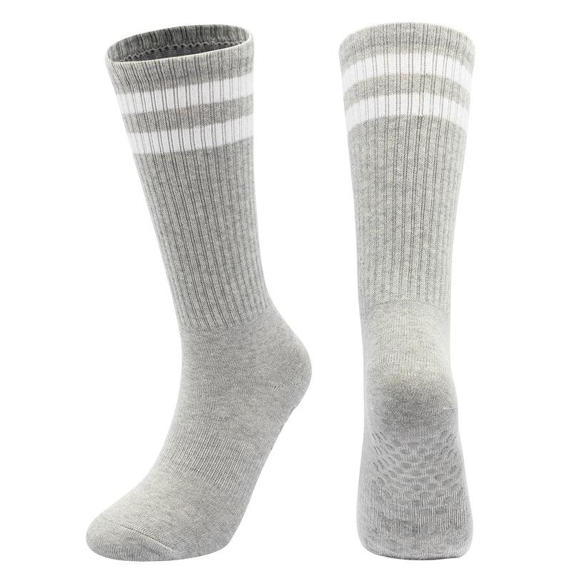 Ladies' Mid-tube Bottom Non-slip Yoga Socks Women  Fitness Pilates Indoor Floor Dance Socks for Gymnastic Ballet