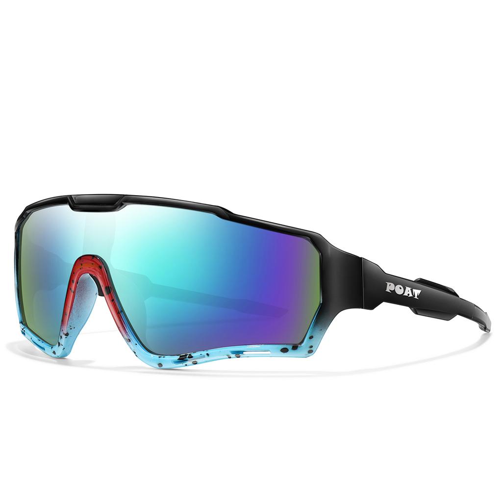 POAT Brand Sunglasses Men Women Big Frame Outdoor Sport Cycling Road Windproof Luxury Eyewear Fashion Driving Travel Goggles