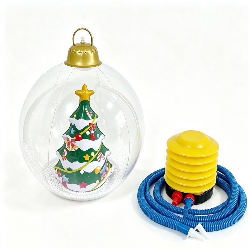 Inflatable PVC Christmas Tree Ball Decorations