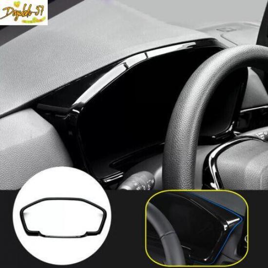 Glossy Black For Honda CR-V CRV Interior Console Dashboard Cover Trim Frame