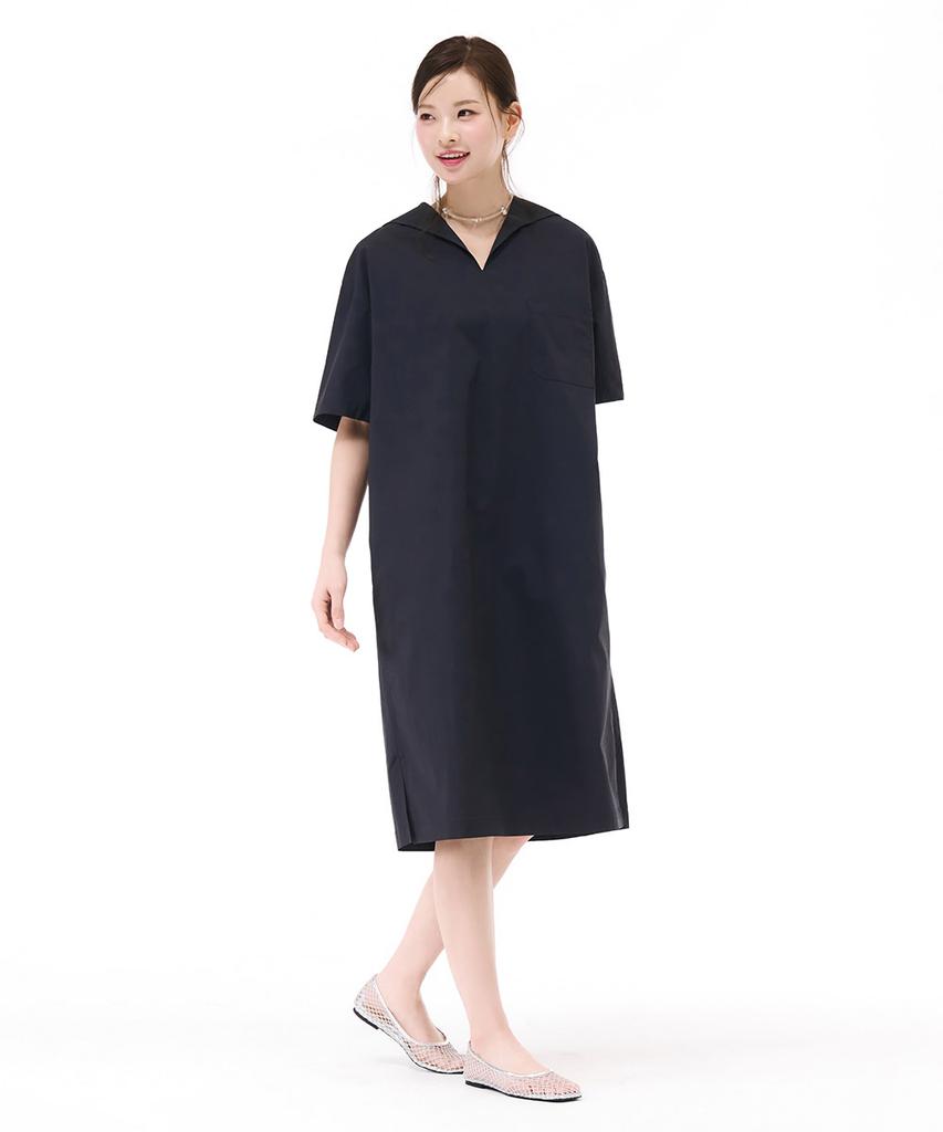Chase Cult Women'S Lightweight Sailor Collar Dress - Navy