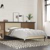 VidaXL Bed Frames, Slat Base, Adult Bed, Single Bedroom Bed, Sonoma Oak 100x200 Cm Wood 845523