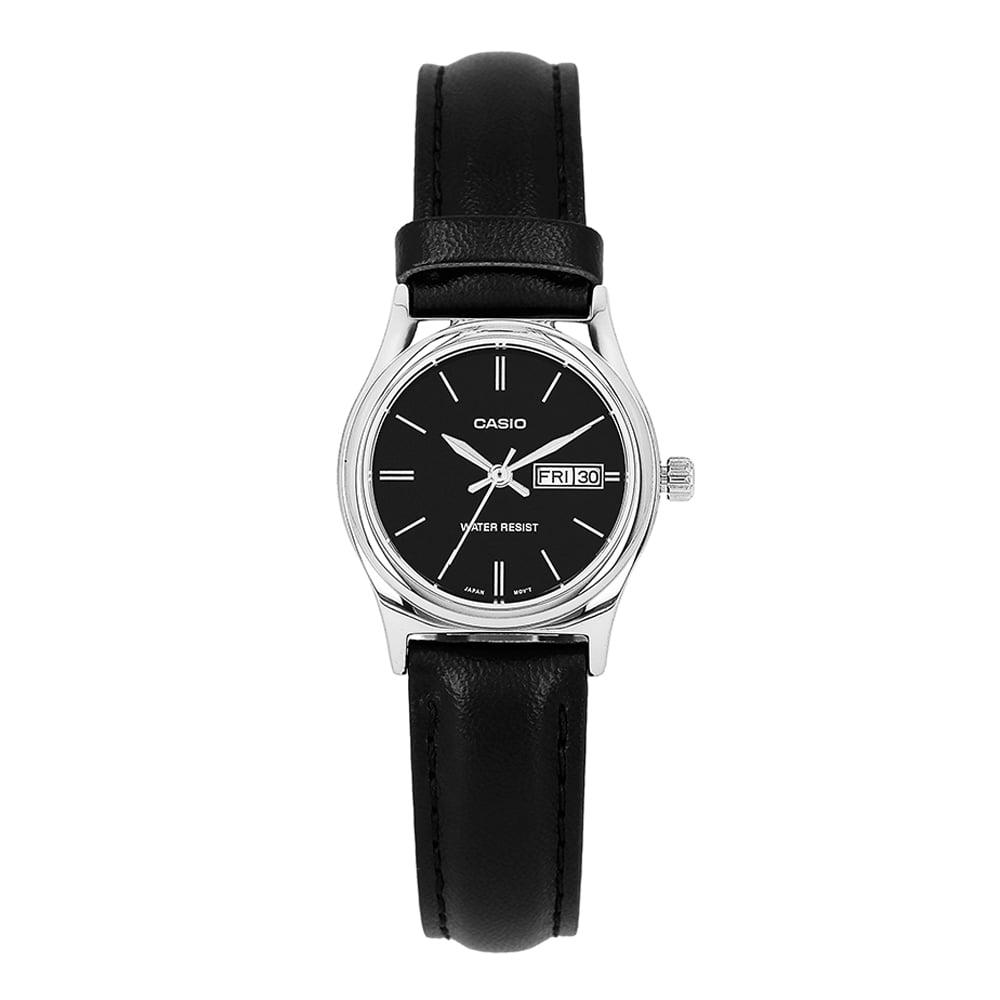 

CaSio Analog Student Women S Leather Watch Ltp V006l 1b2udf LTP-V006L-1B2UDF