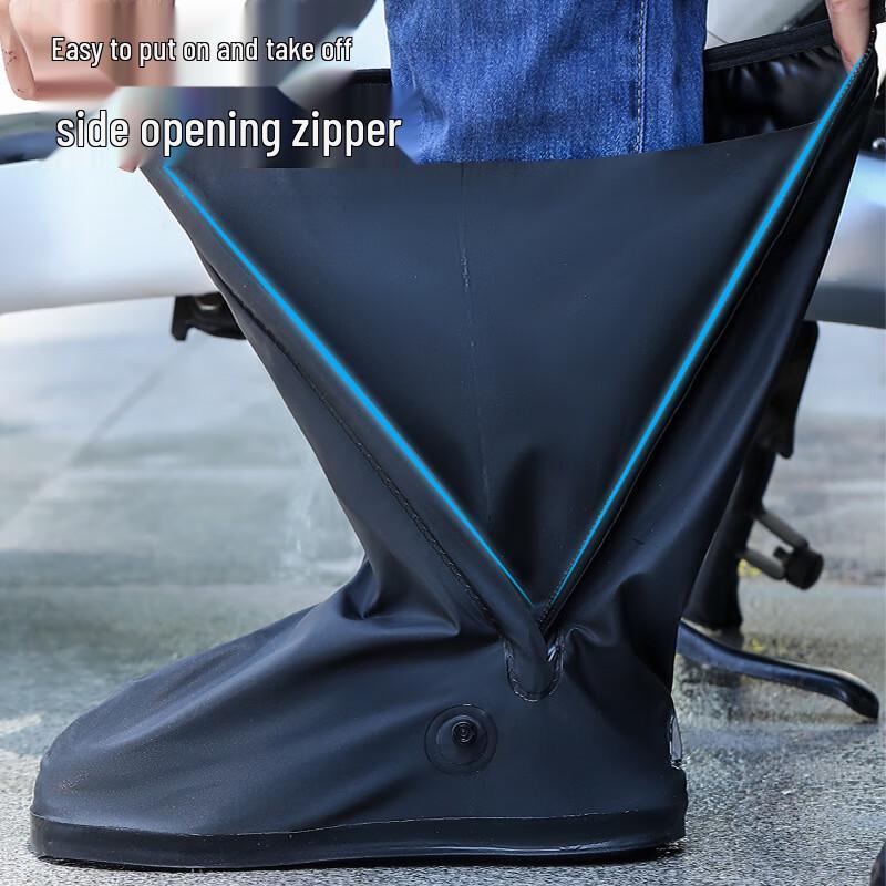 Outdoor Cycling Thickened PVC High-Top Waterproof Rain Shoe Covers