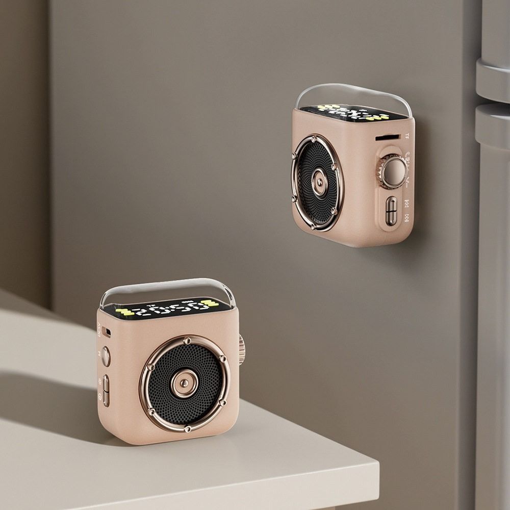 Built in Microphone Wireless Speaker Magnetic Back Clip Portable Speaker Birthday Presents