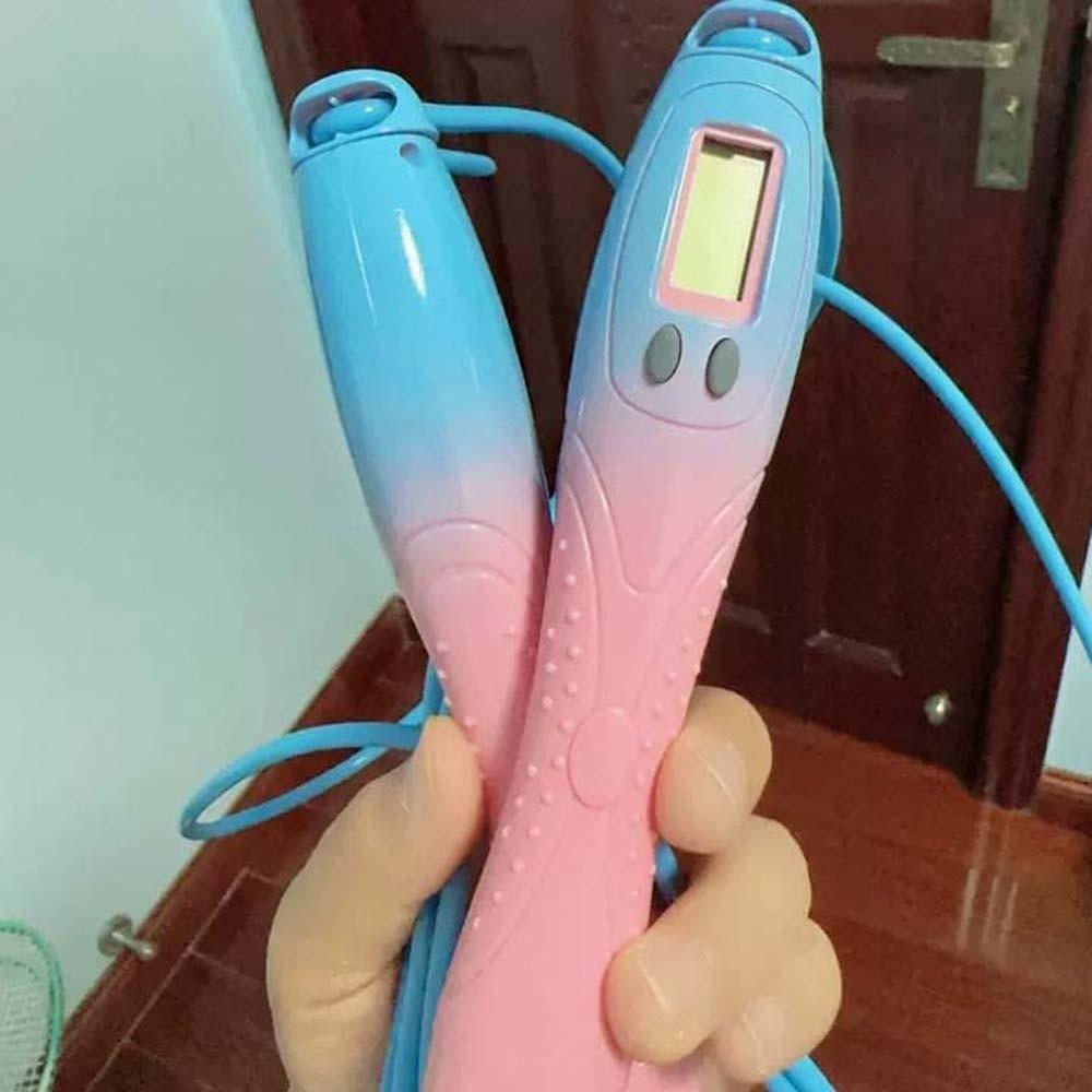 2.8M Length Jump Rope with Counter Non-slip Handle Fitness Jump Rope  Weight Loss