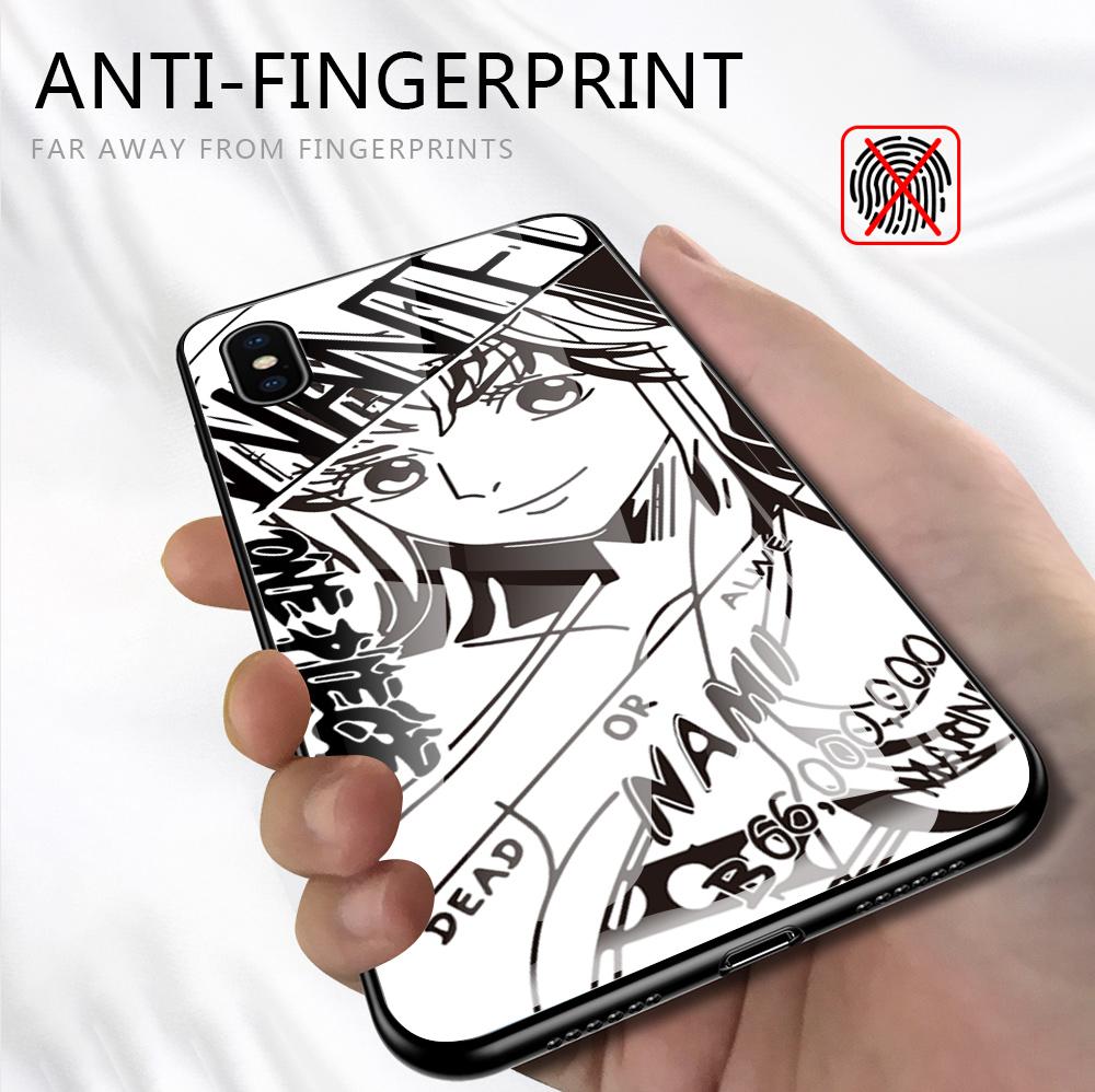 Handyhülle aus gehärtetem Glas für Huawei P30Lite Honor 90Lite 9X X6A X9B Infinix Hot40 Note30 Tecno Spark20 Moto G15 G22 Weiche Kante Stoßfest Glatte Hülle