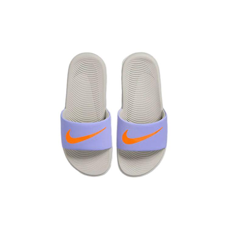 Nike Kawa Slide GS Purple Pulse Total Orange Kids Sneakers Light-Iron-Ore Photon-Dust FJ8812-500