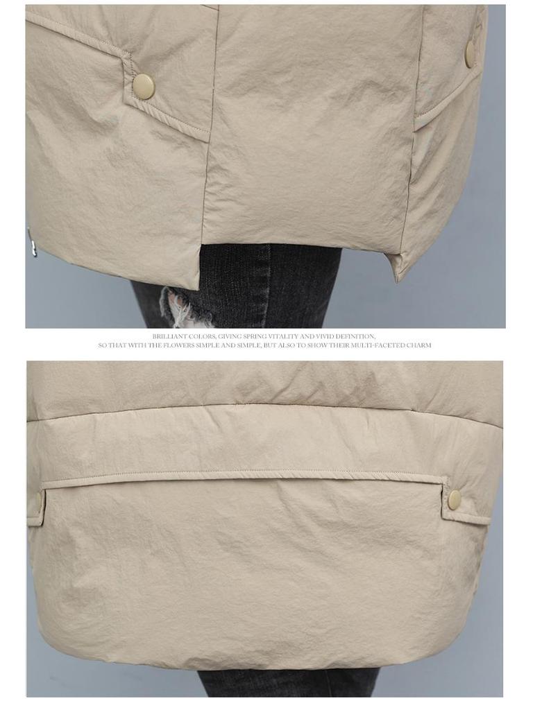 Women's Mid-Length Down Jacket 2024: Warm, Thick, Loose Fit, 90% White Duck Down Padded Winter Coat