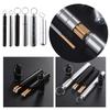 Stylish Cigarettes Container with Keychain Portable Cigarettes Holder Aluminum Metal Cigarettes Storage Tube for Men